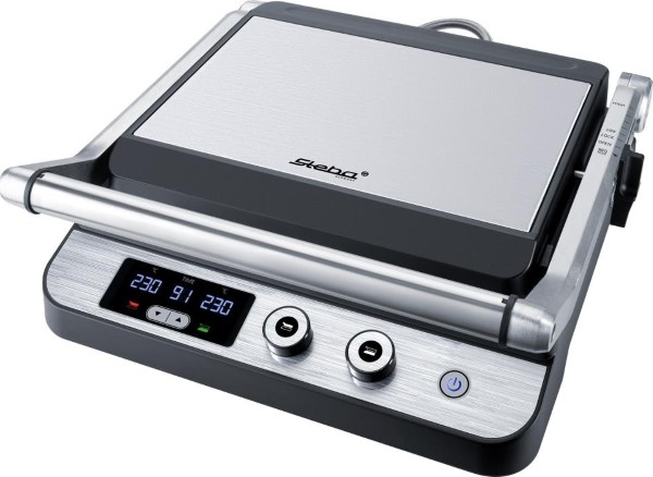 STEBA CONTACT GRILL FG 120  SILVER, 1,800 WATTS